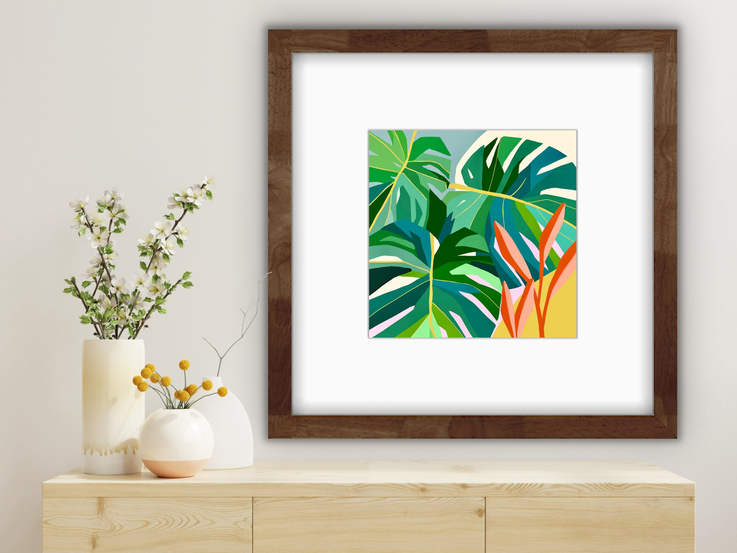 Monstera Print #5 Botanical)
