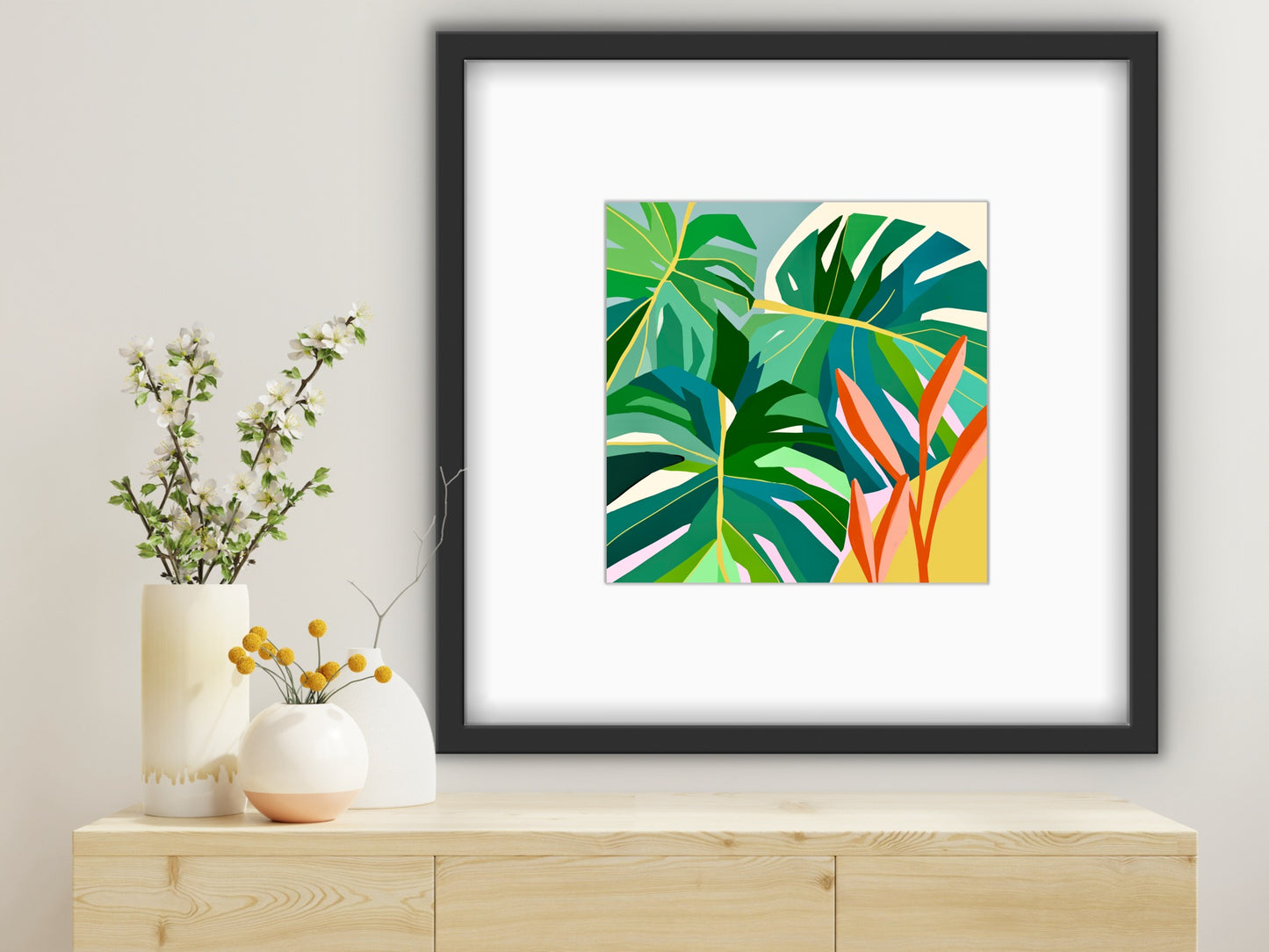 Monstera Print #5 Botanical)