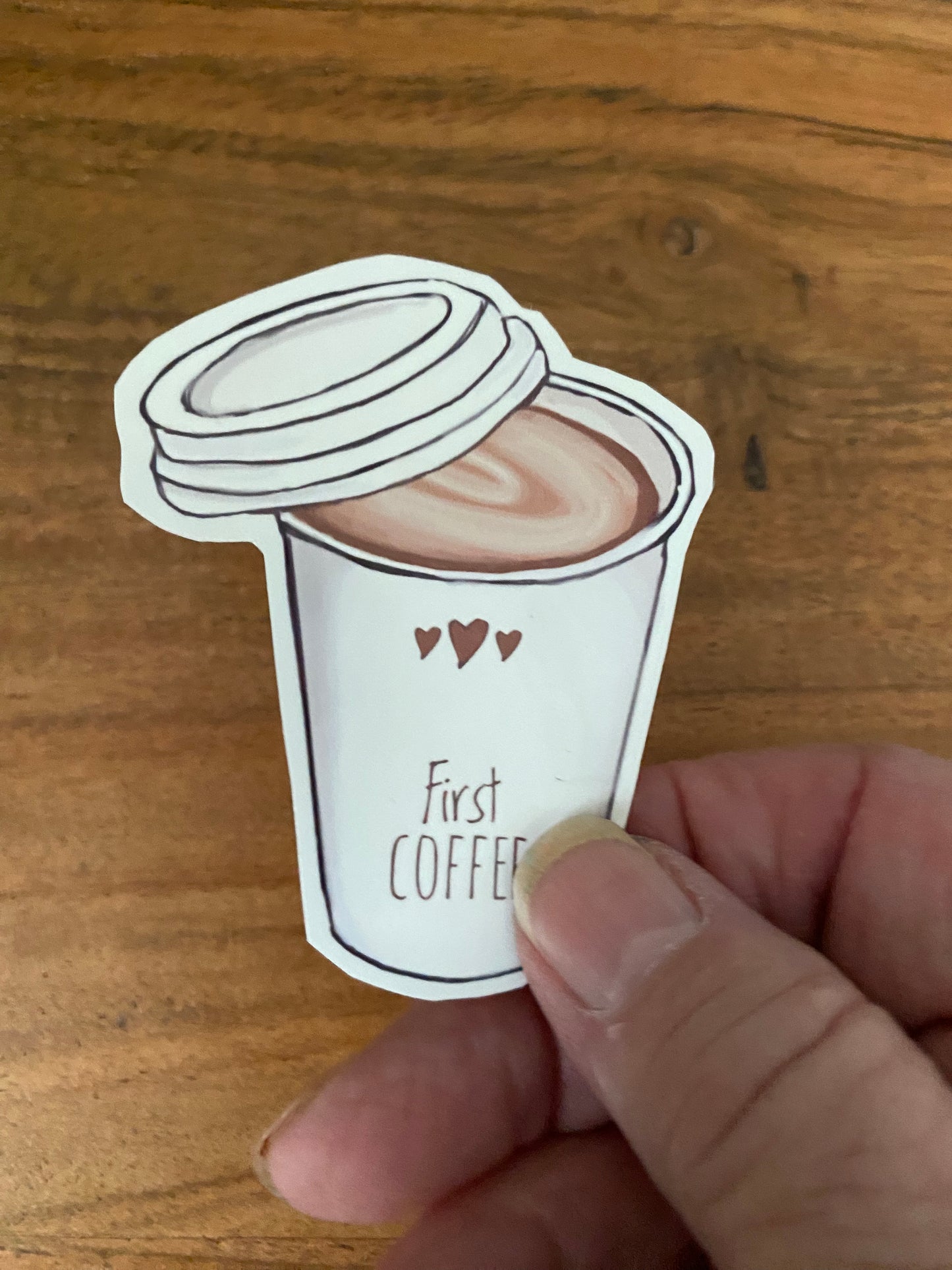 Coffee Cup -Sticker