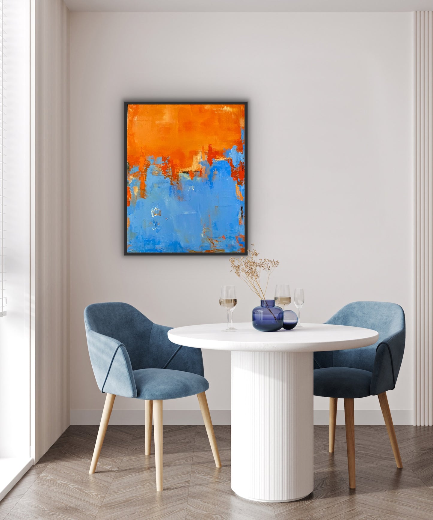 ON HOLD..Blue/Orange