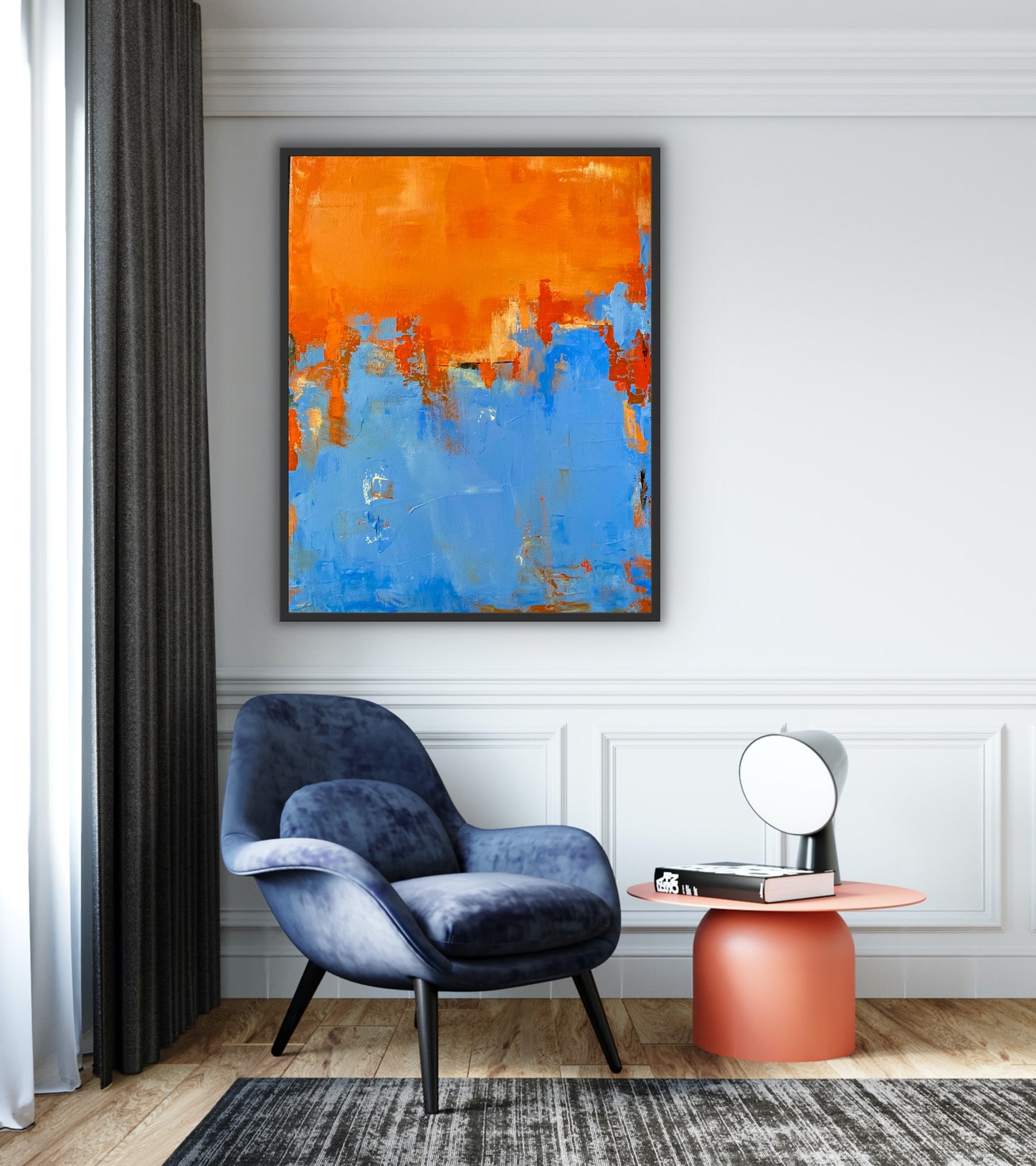 ON HOLD..Blue/Orange