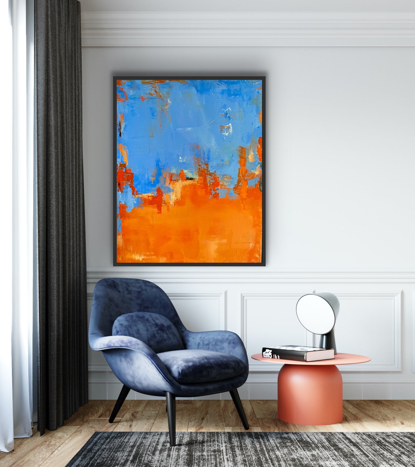 ON HOLD..Blue/Orange