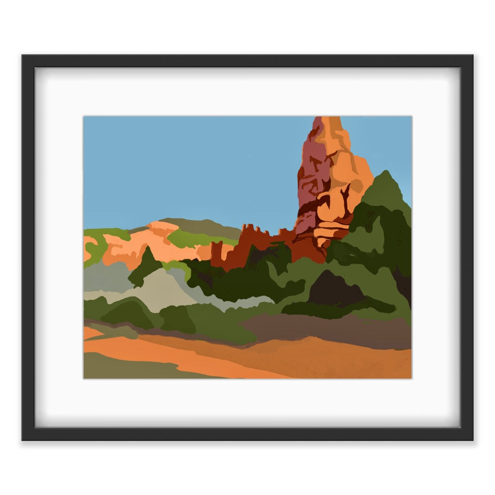 Off To The Side Print…Contemporary Southwest Collection