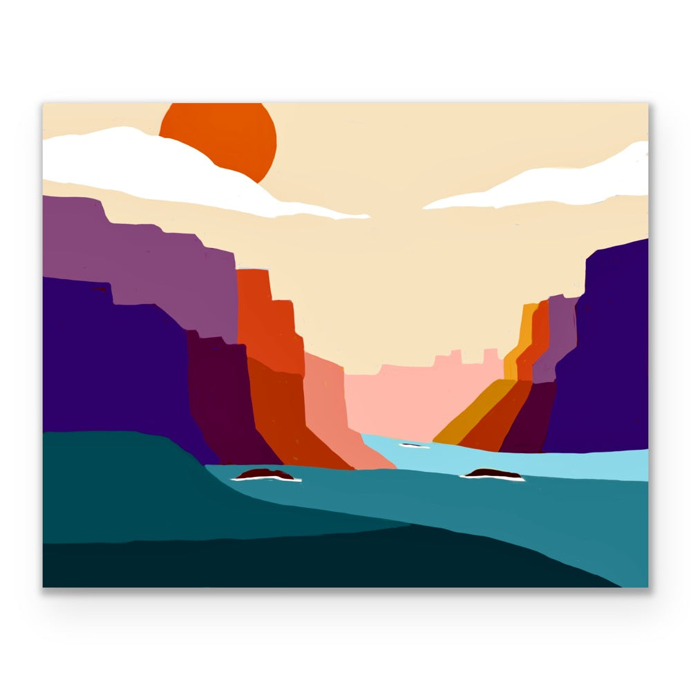 Red Sun ….. Print