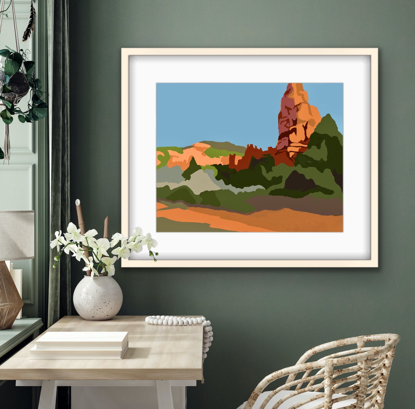 Off To The Side Print…Contemporary Southwest Collection