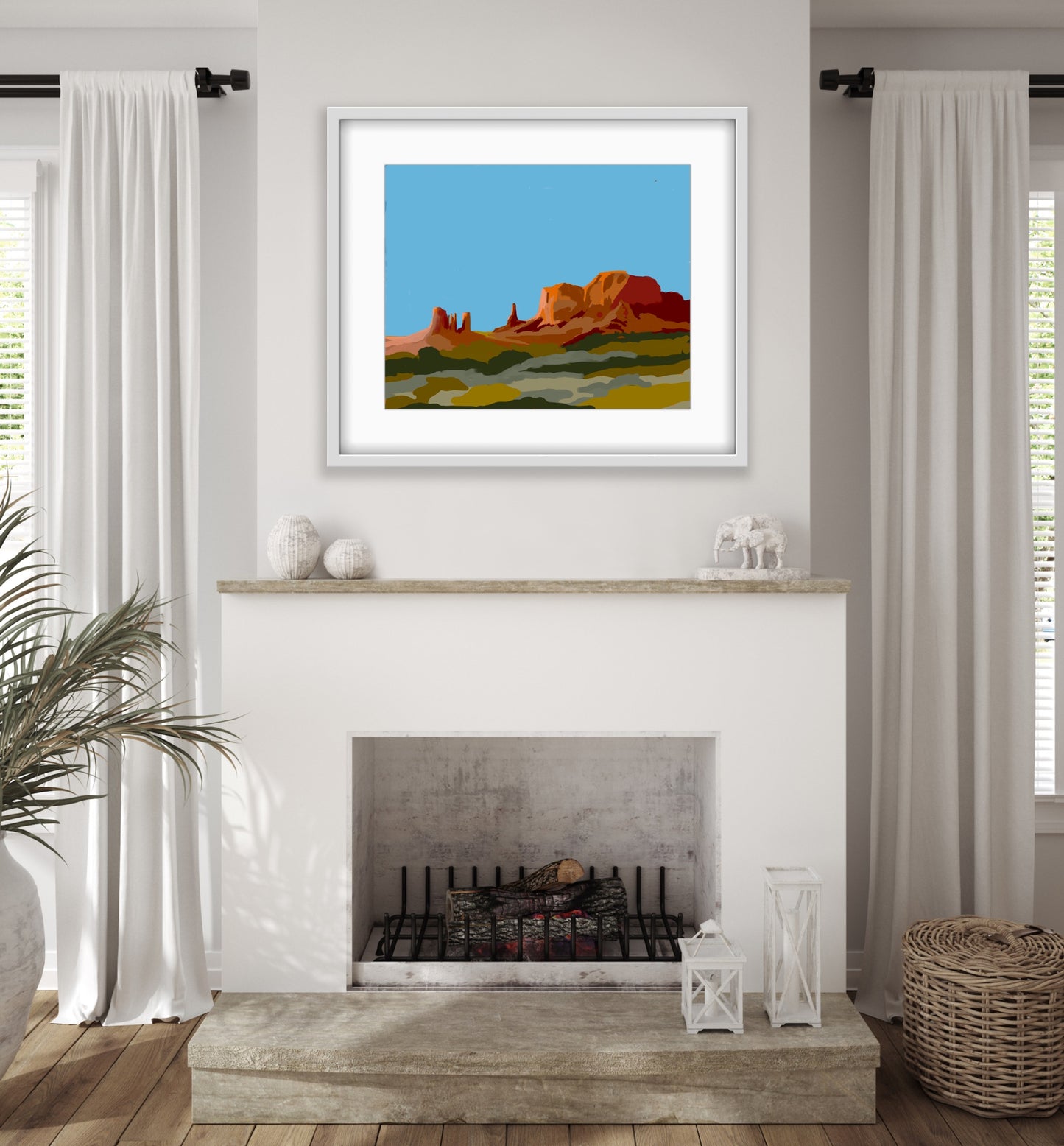 Top of the Hill Print…Southwest Collection