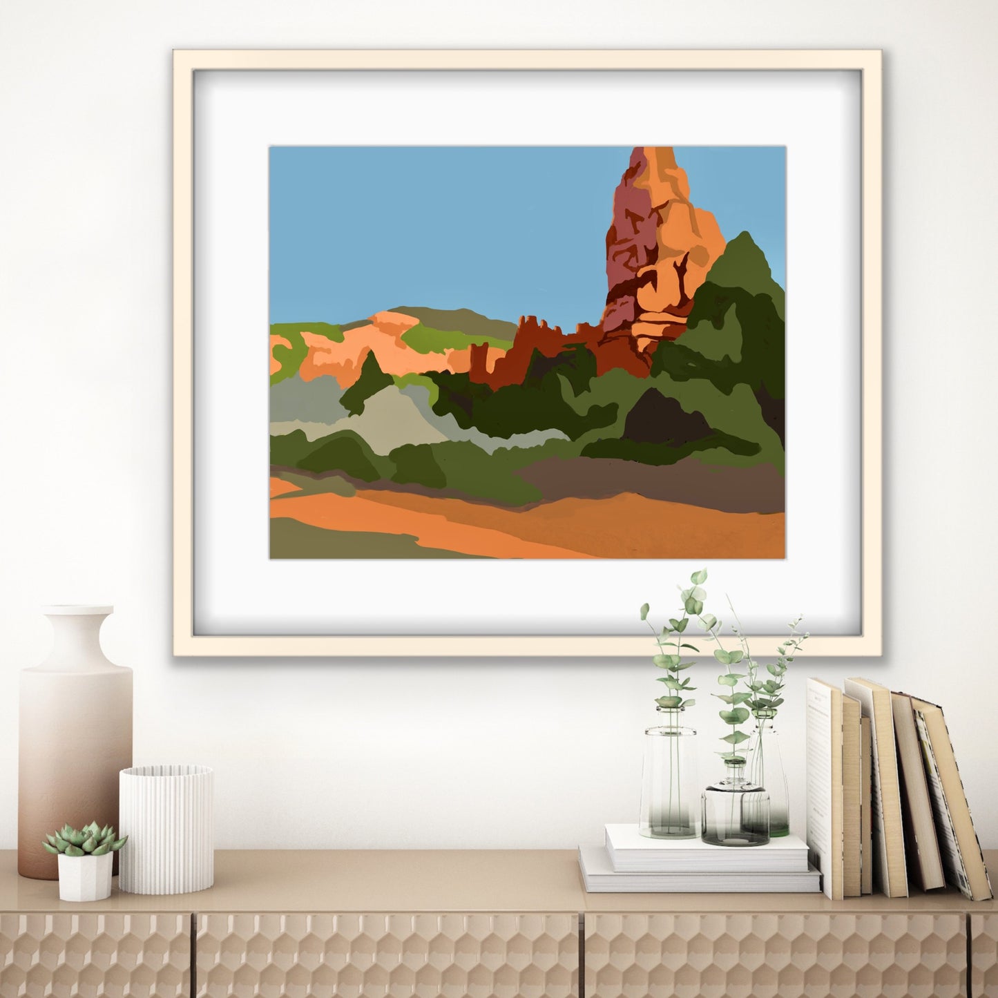 Off To The Side Print…Contemporary Southwest Collection