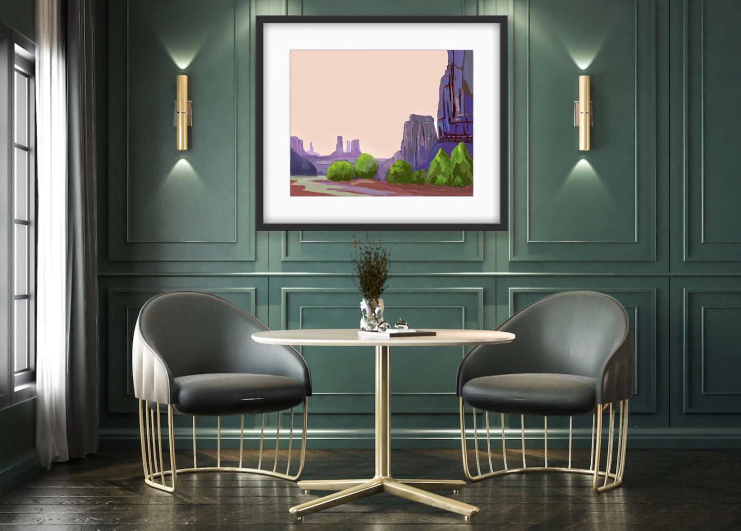 Evening Haze Print…Contemporary Southwest Collection