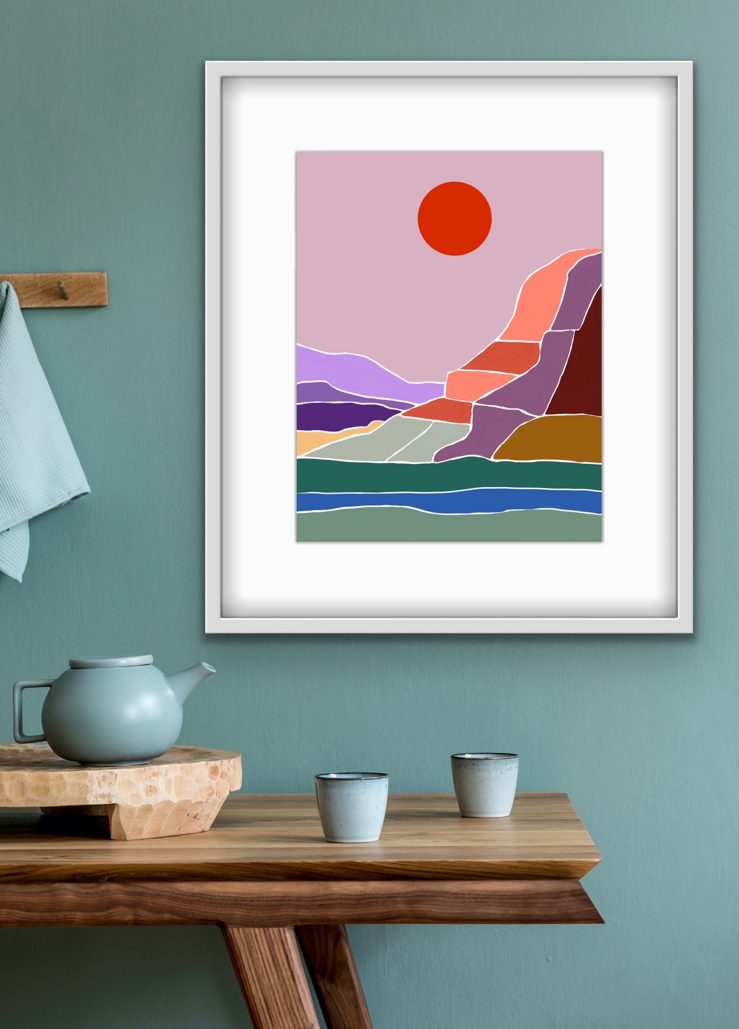 Red Sun Mountain View 4…Print
