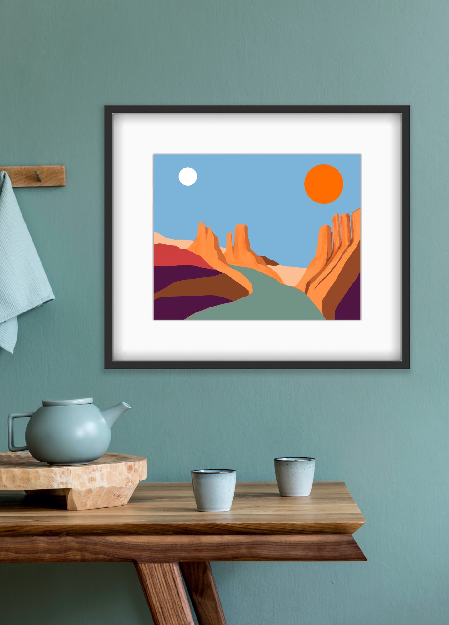 Rising Moon…Contemporary Print