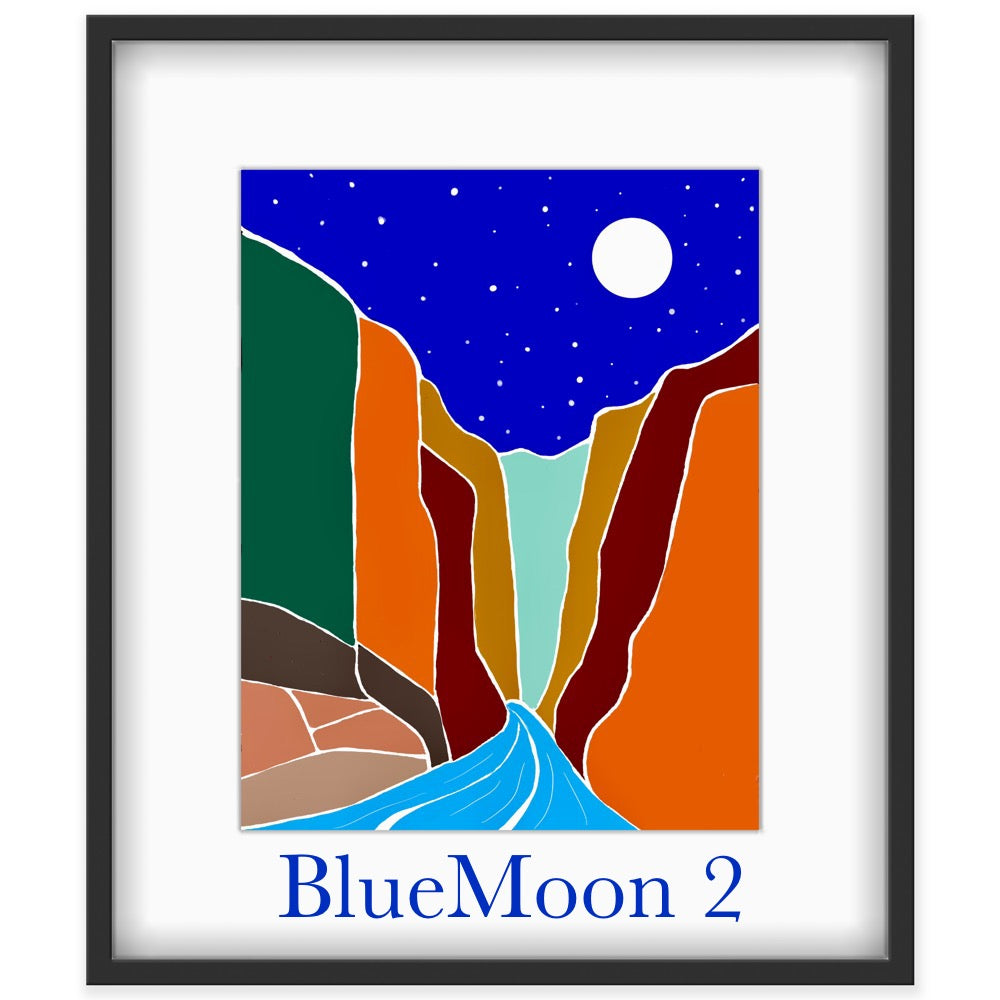 BlueMoon 2…Contemporary Print