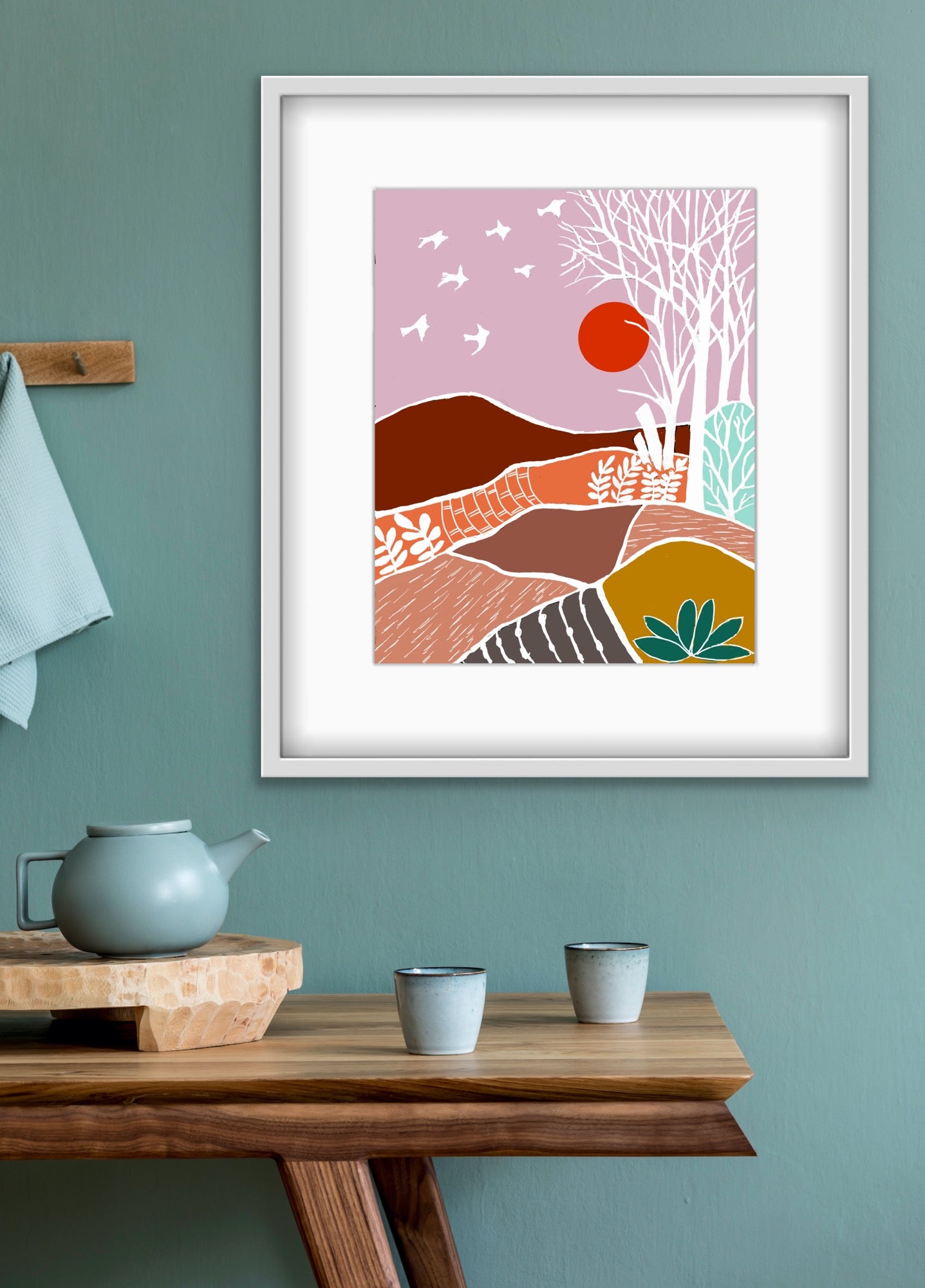 Red Sun Woodland View #1…Print