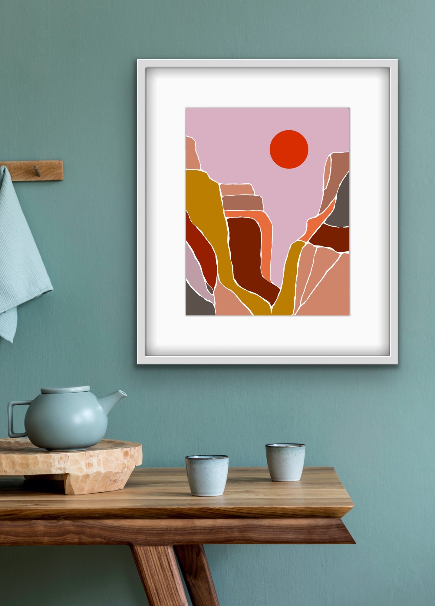 Red Sun Mountain View3…Print
