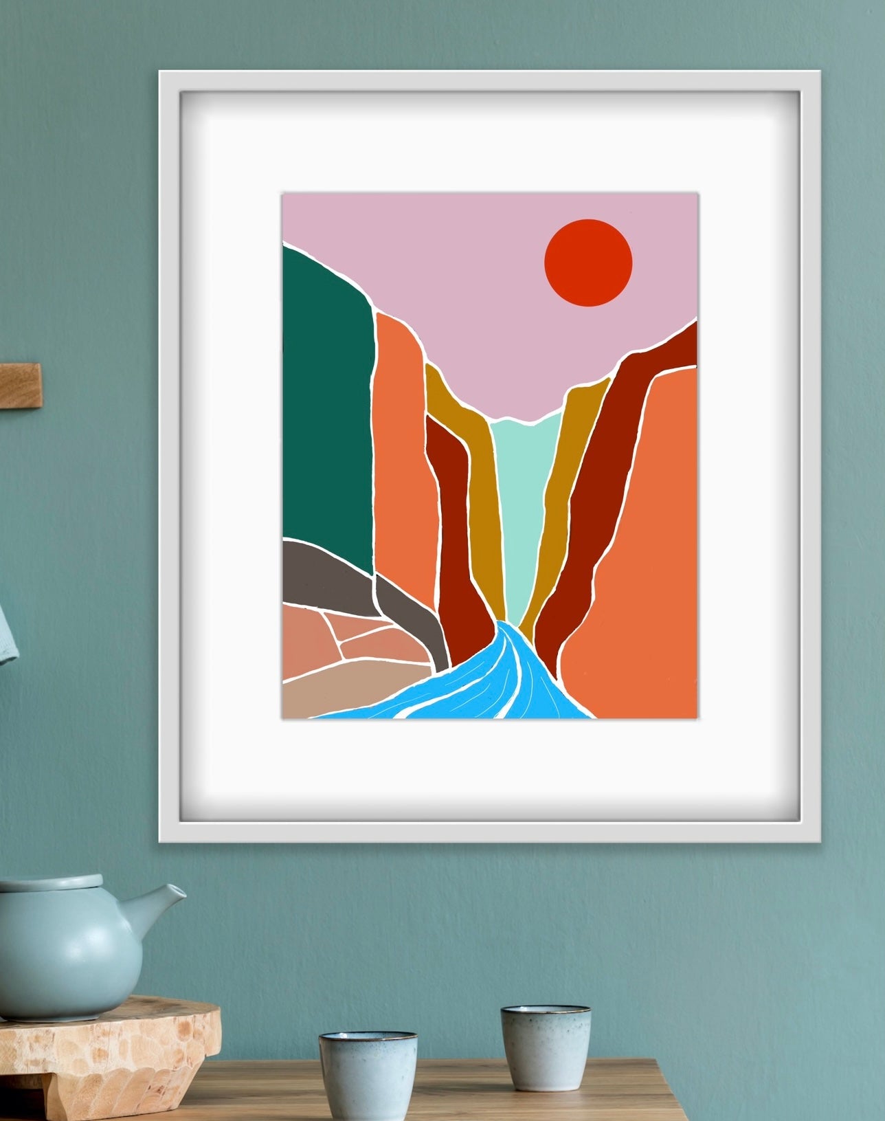 Red Sun Mountain View #2…Print