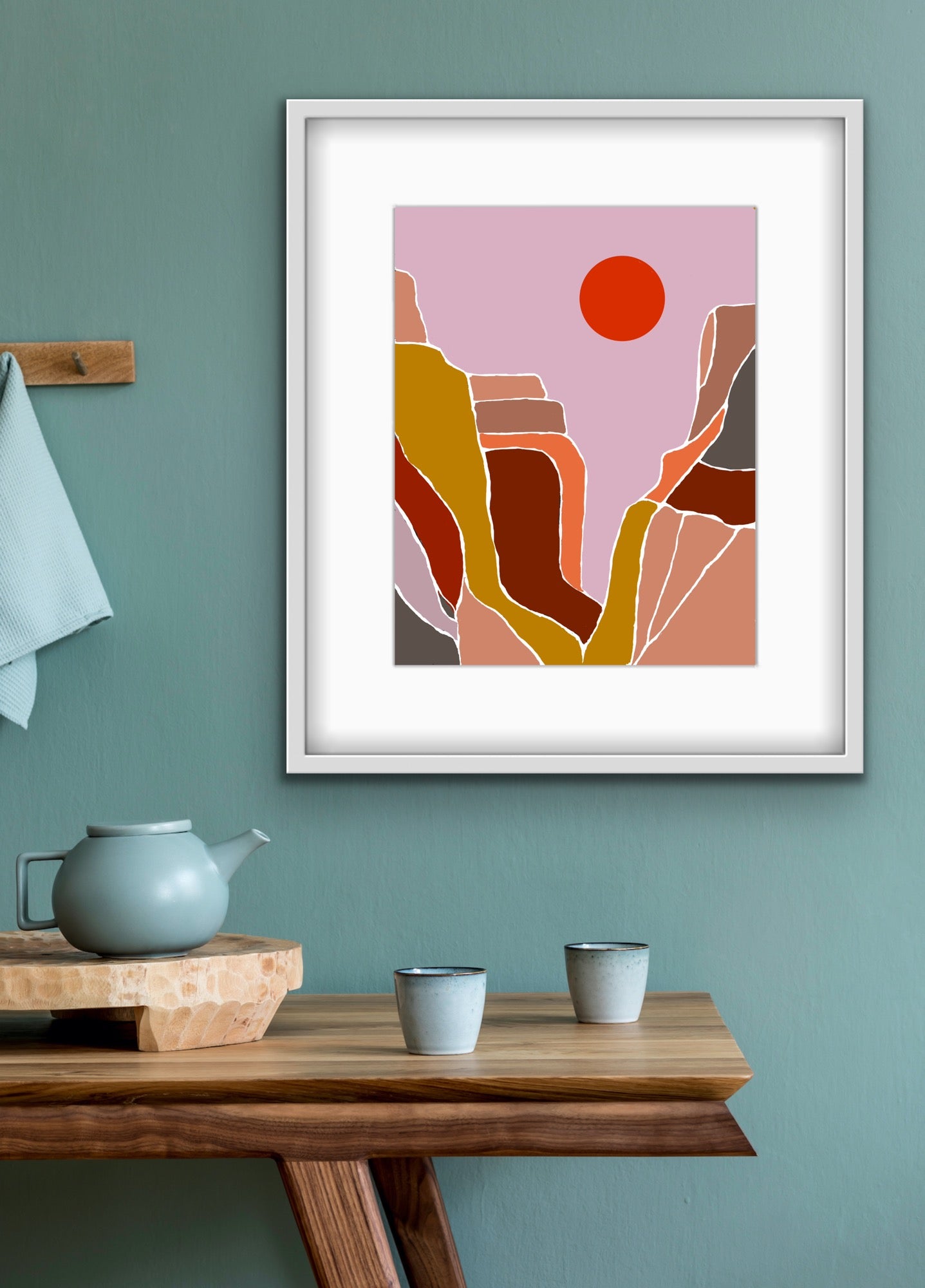 Red Sun Mountain View3…Print