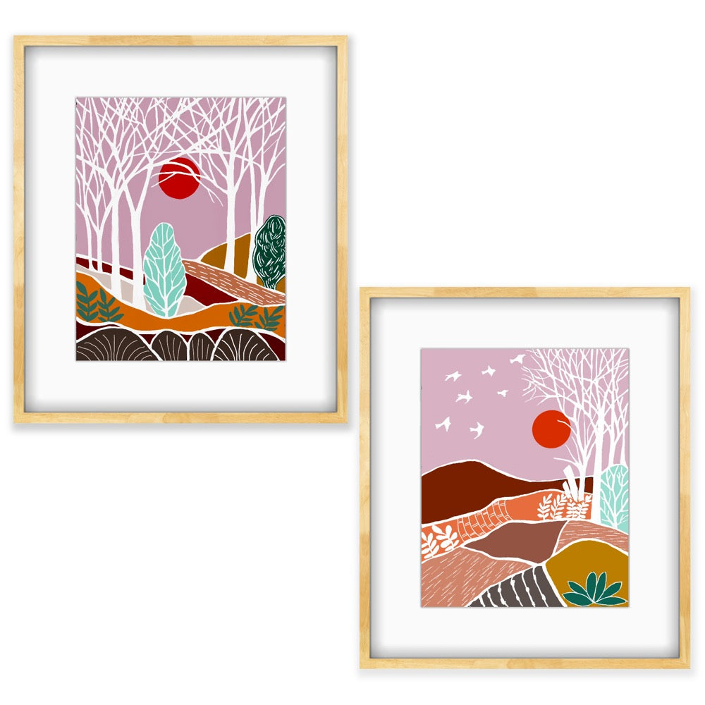 Red Sun Woodland View #1…Print