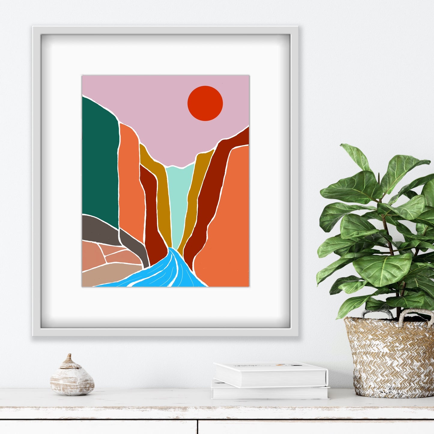 Red Sun Mountain View #2…Print