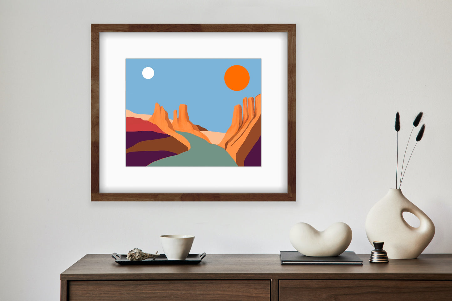 Rising Moon…Contemporary Print
