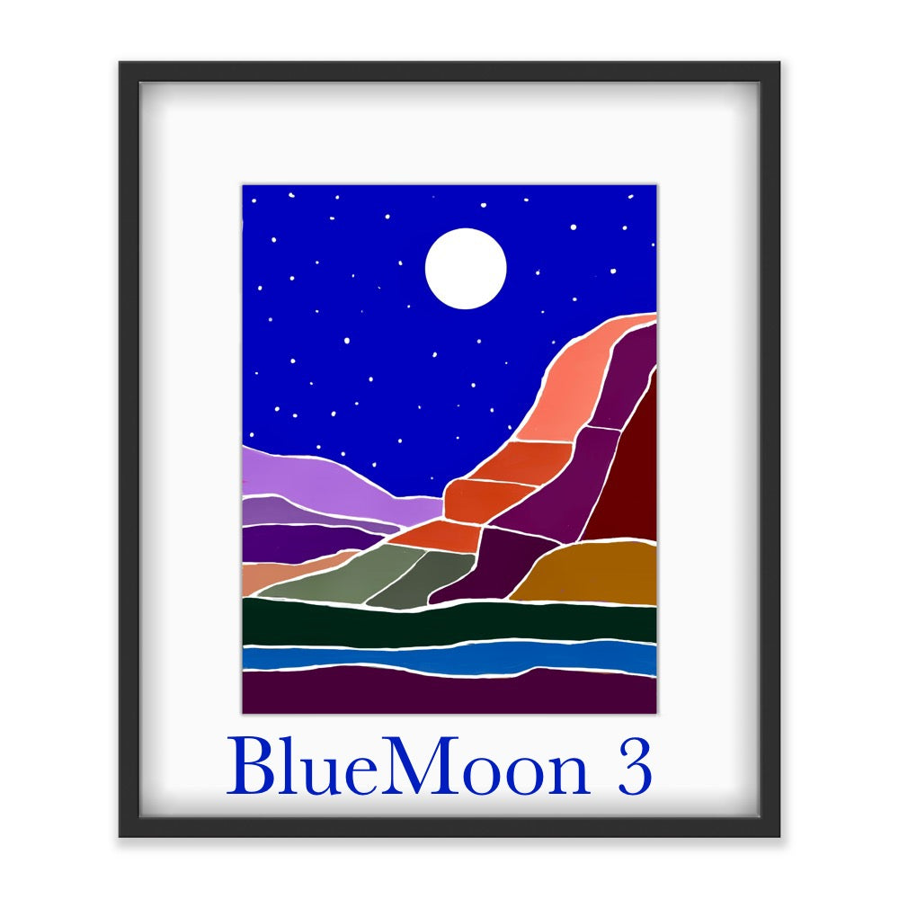 BlueMoon 3…Contemporary Print