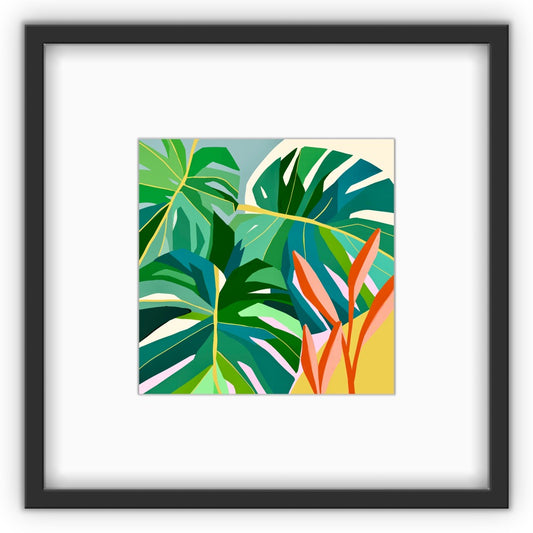 Monstera Print #5 Botanical)