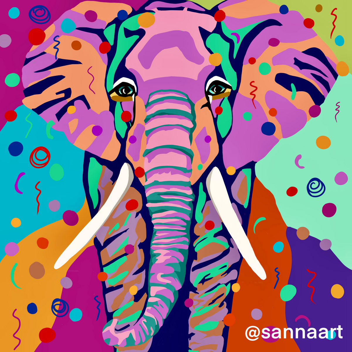 Studio Friends…Elephant(print)