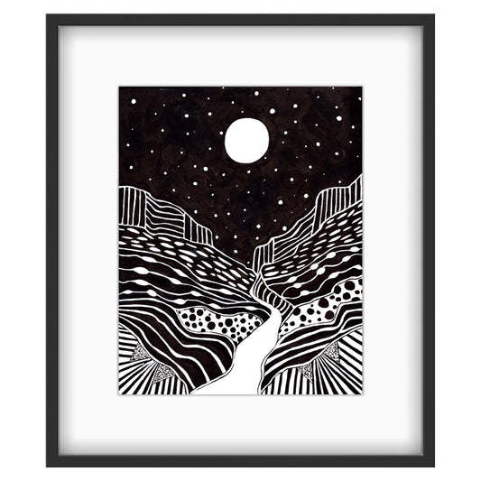 Mountain Moon Print …#3