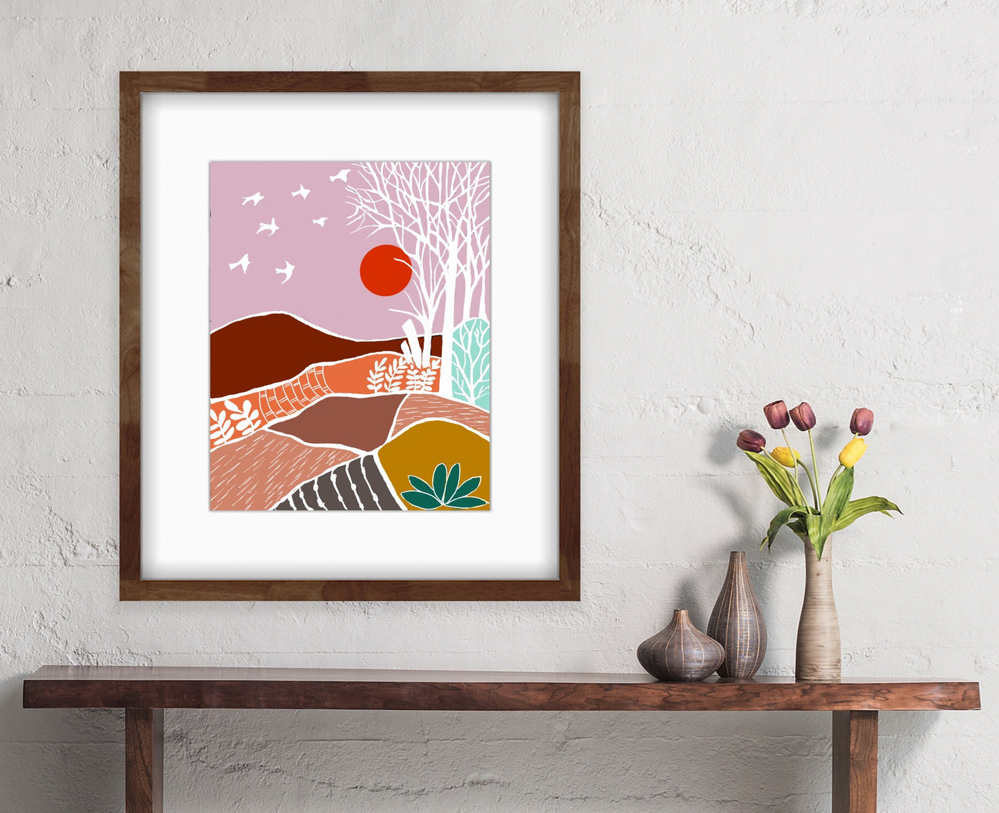 Red Sun Woodland View #1…Print