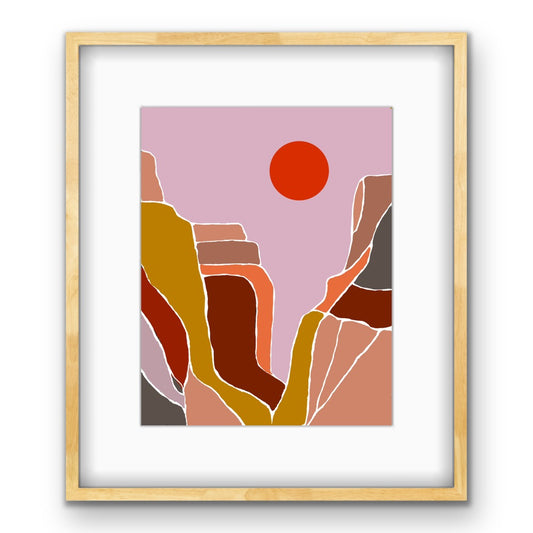 Red Sun Mountain View3…Print