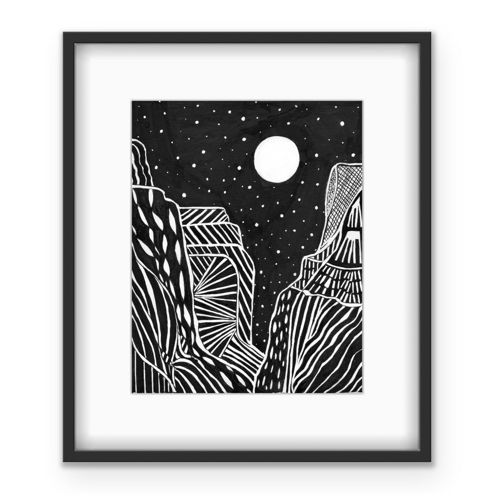Mountain Moon #2(print)